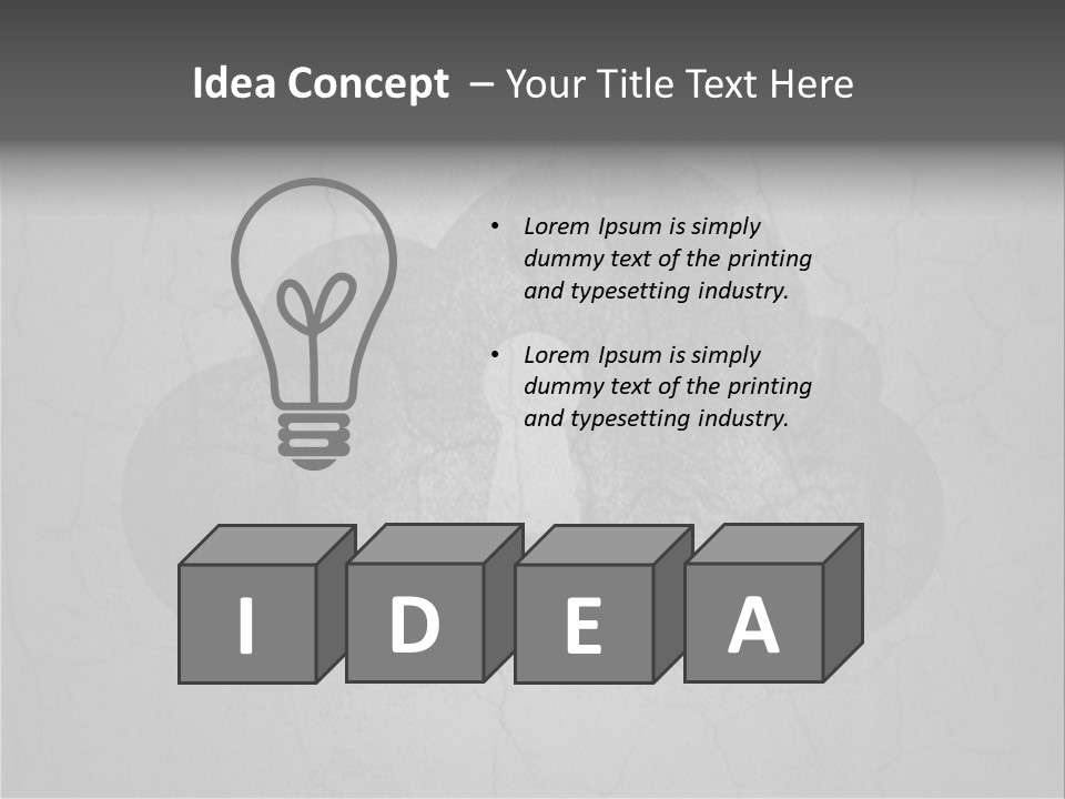 A Cloud With A Keyhole In The Middle Of It PowerPoint Template