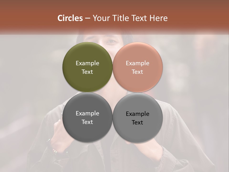 A Man With A Backpack Is Smiling For The Camera PowerPoint Template