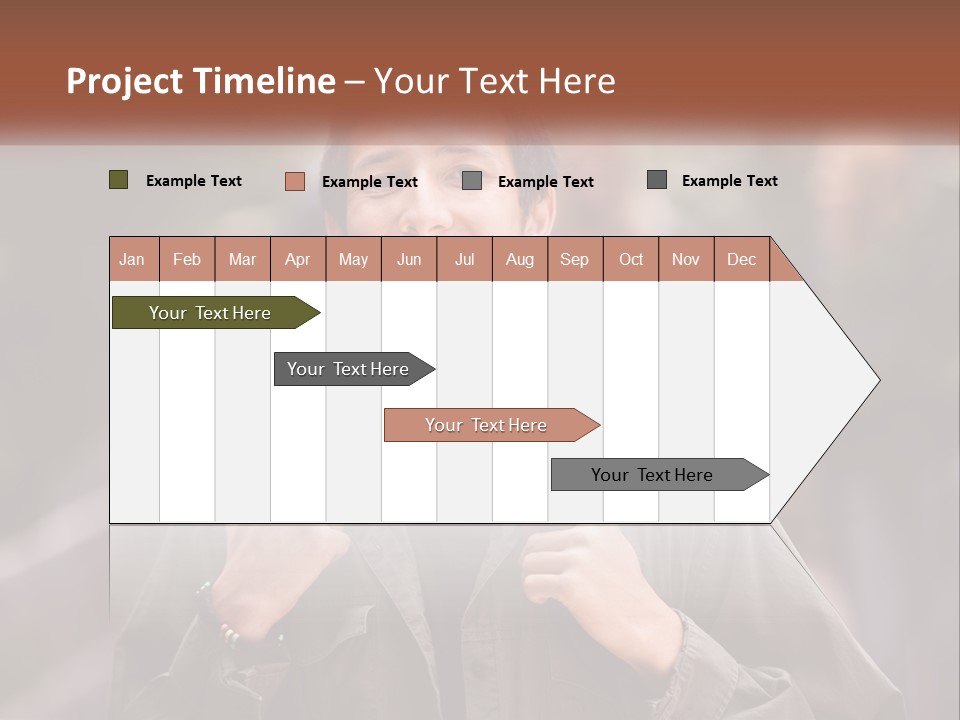 A Man With A Backpack Is Smiling For The Camera PowerPoint Template