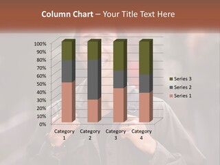 A Man With A Backpack Is Smiling For The Camera PowerPoint Template