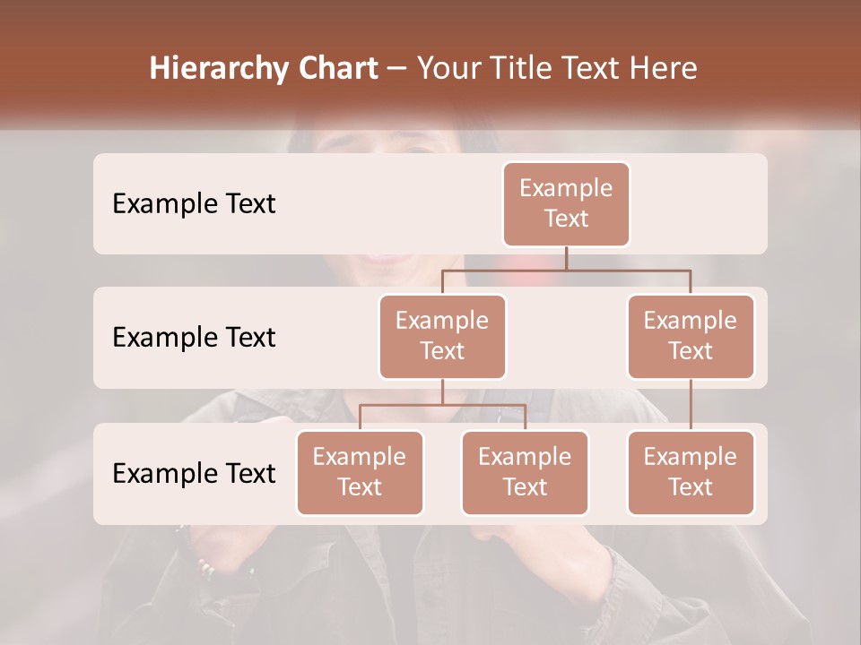 A Man With A Backpack Is Smiling For The Camera PowerPoint Template