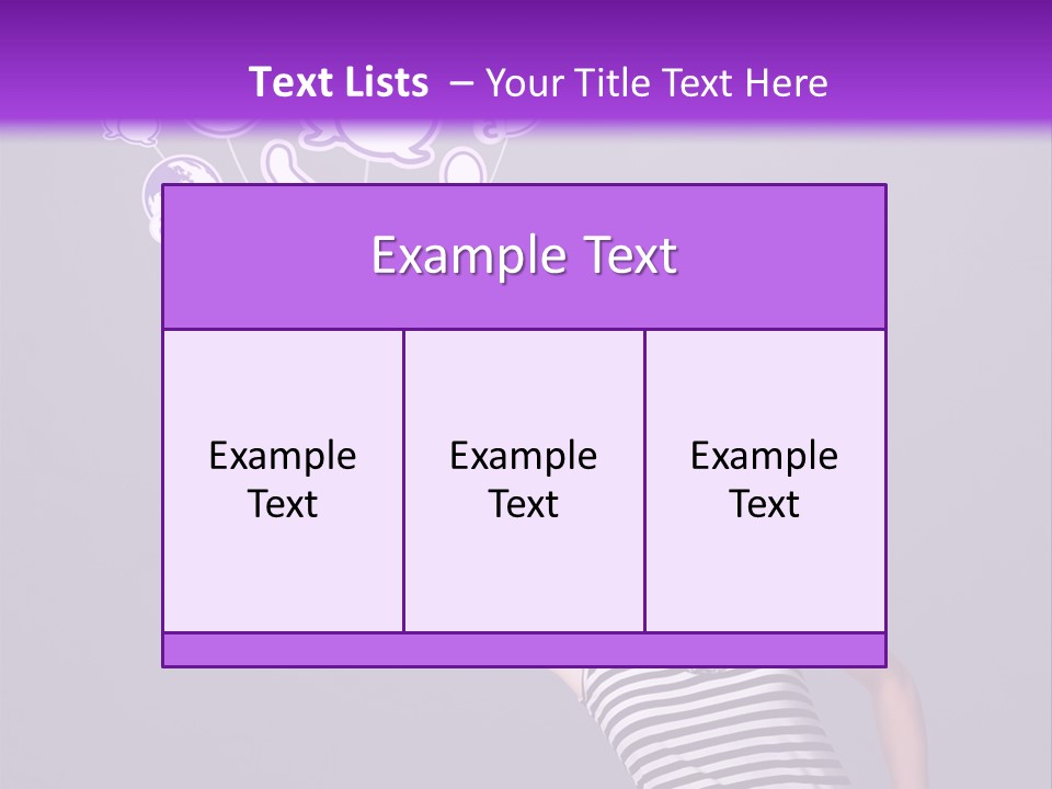 A Woman Holding A Bunch Of Social Media Icons PowerPoint Template