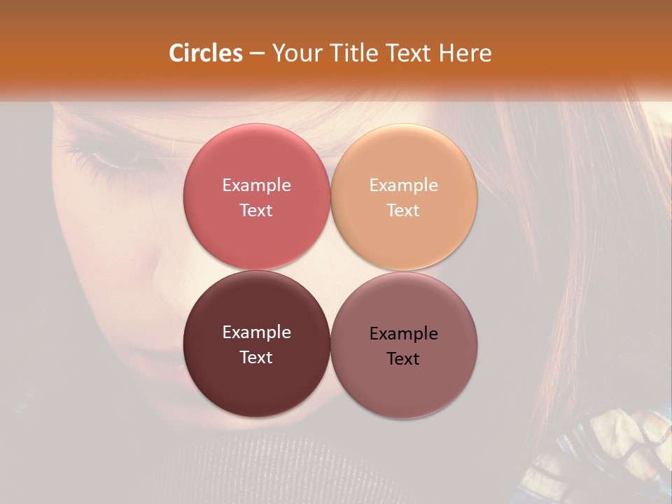 A Young Girl Is Looking Down At Her Tie PowerPoint Template