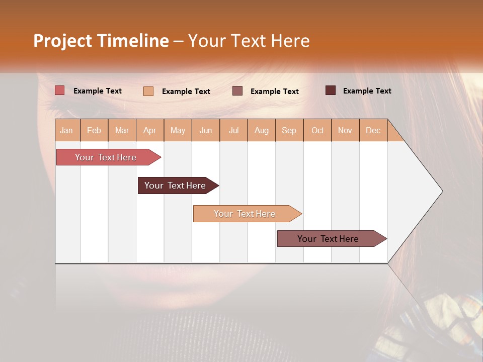 A Young Girl Is Looking Down At Her Tie PowerPoint Template