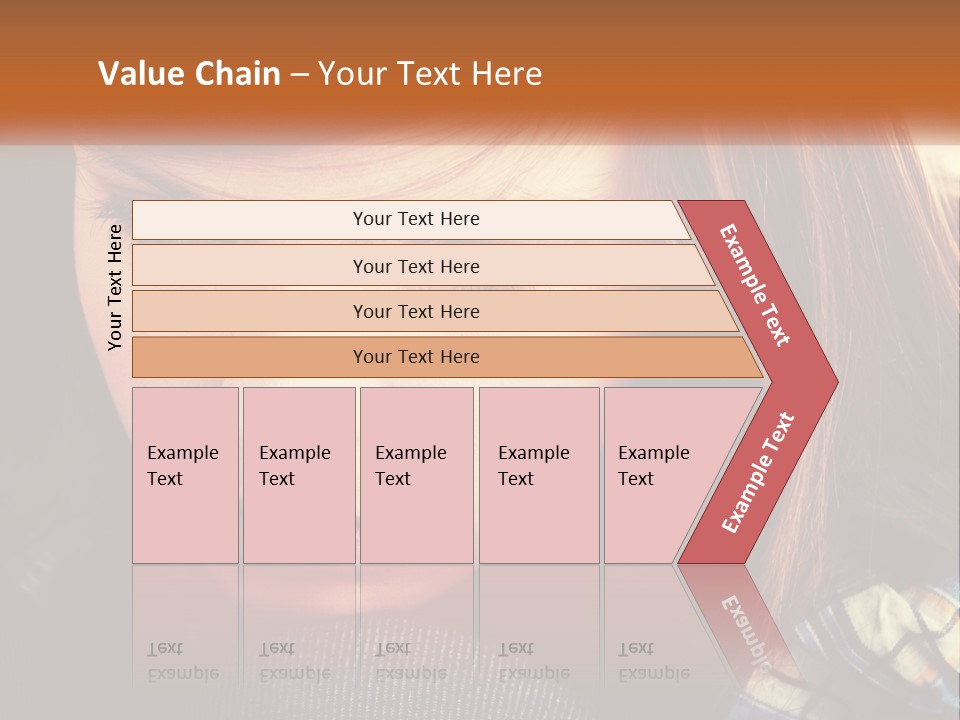 A Young Girl Is Looking Down At Her Tie PowerPoint Template