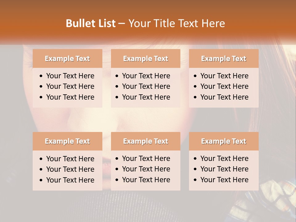 A Young Girl Is Looking Down At Her Tie PowerPoint Template