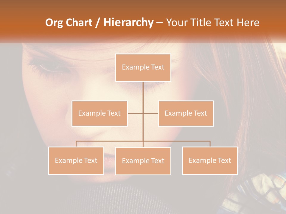 A Young Girl Is Looking Down At Her Tie PowerPoint Template