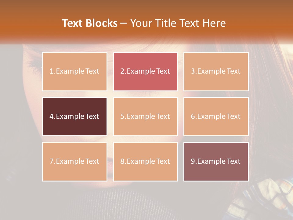 A Young Girl Is Looking Down At Her Tie PowerPoint Template