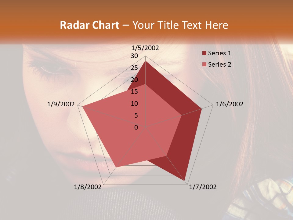A Young Girl Is Looking Down At Her Tie PowerPoint Template