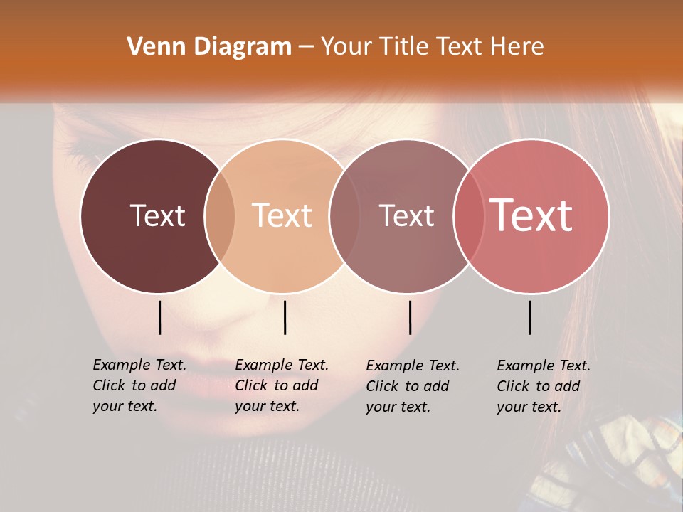 A Young Girl Is Looking Down At Her Tie PowerPoint Template