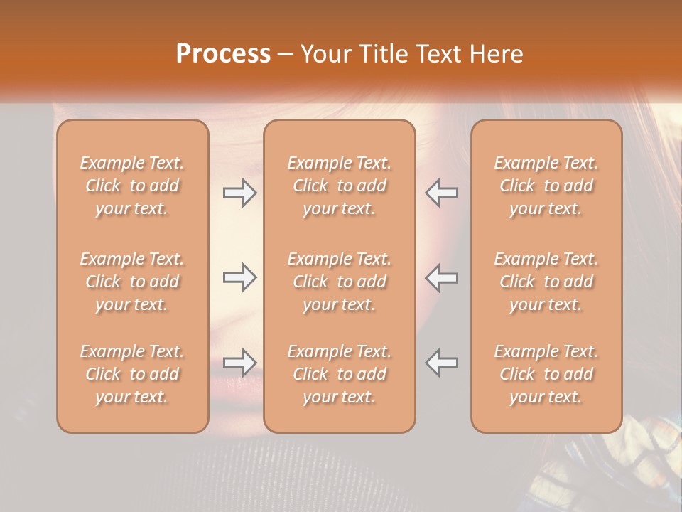 A Young Girl Is Looking Down At Her Tie PowerPoint Template