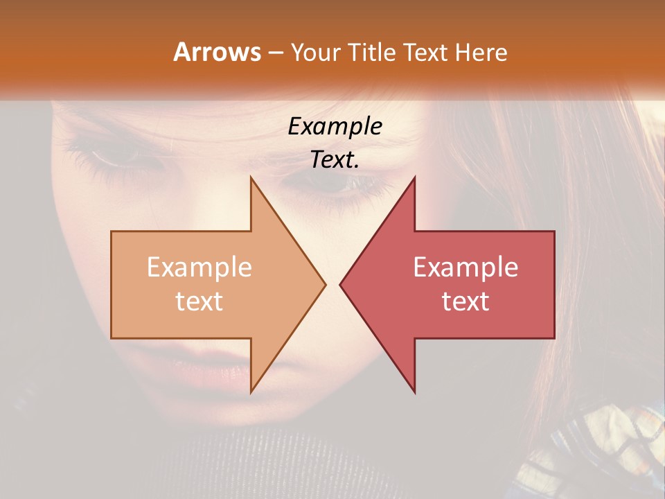 A Young Girl Is Looking Down At Her Tie PowerPoint Template