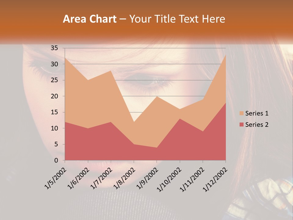 A Young Girl Is Looking Down At Her Tie PowerPoint Template