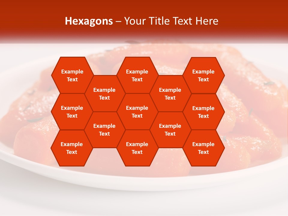 A Plate Full Of Carrots With Rosemary On Top PowerPoint Template