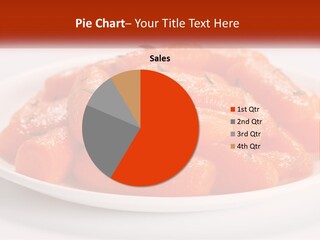 A Plate Full Of Carrots With Rosemary On Top PowerPoint Template
