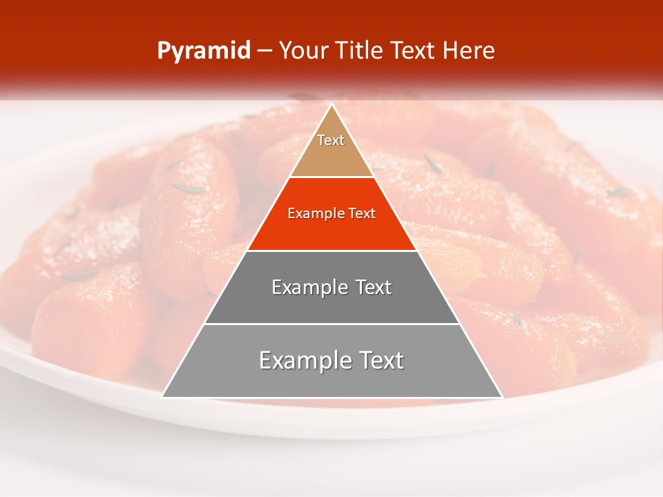 A Plate Full Of Carrots With Rosemary On Top PowerPoint Template