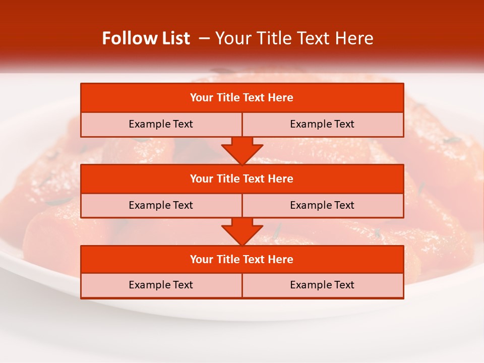 A Plate Full Of Carrots With Rosemary On Top PowerPoint Template