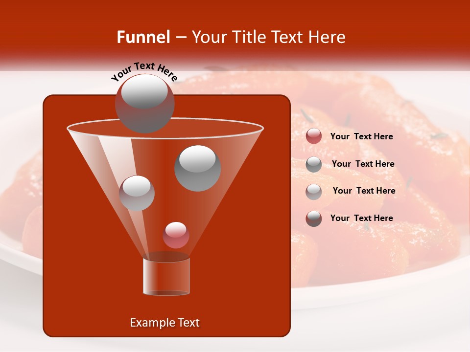 A Plate Full Of Carrots With Rosemary On Top PowerPoint Template
