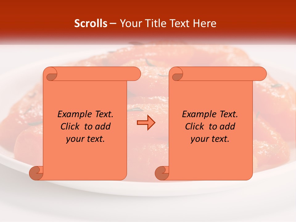 A Plate Full Of Carrots With Rosemary On Top PowerPoint Template