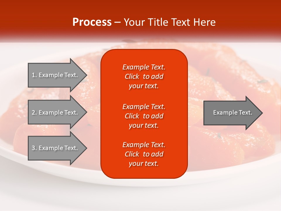 A Plate Full Of Carrots With Rosemary On Top PowerPoint Template