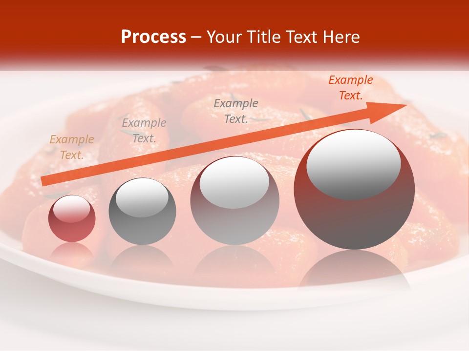 A Plate Full Of Carrots With Rosemary On Top PowerPoint Template
