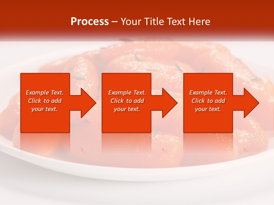 A Plate Full Of Carrots With Rosemary On Top PowerPoint Template