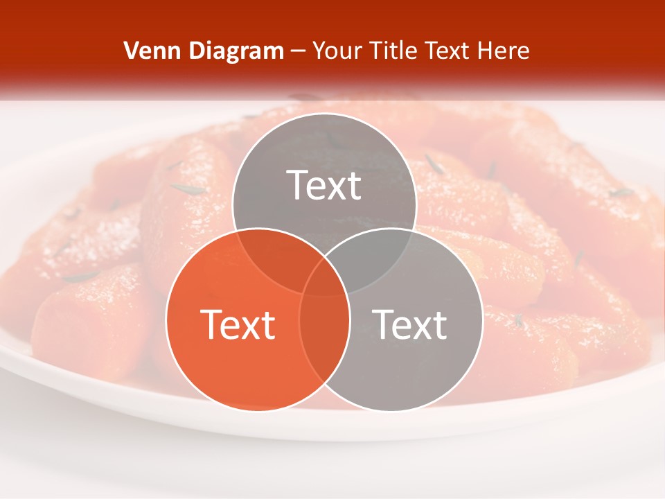 A Plate Full Of Carrots With Rosemary On Top PowerPoint Template
