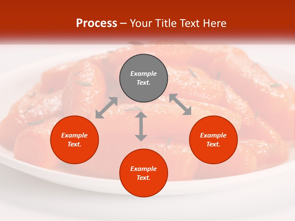 A Plate Full Of Carrots With Rosemary On Top PowerPoint Template