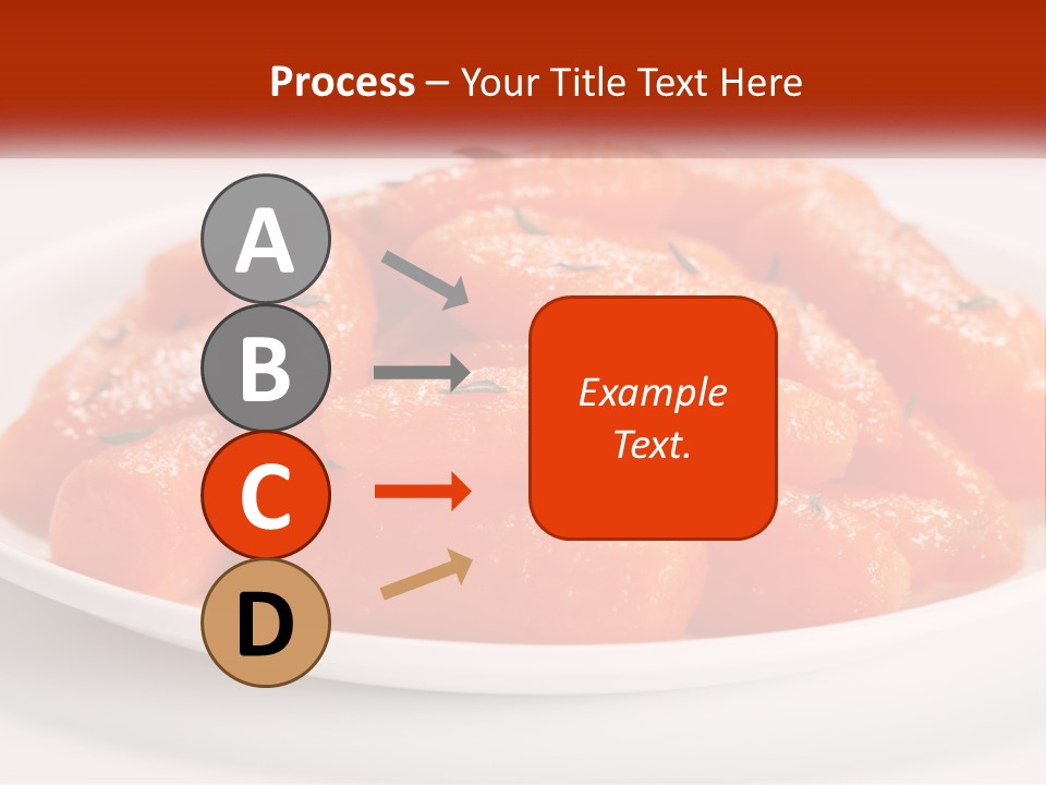 A Plate Full Of Carrots With Rosemary On Top PowerPoint Template