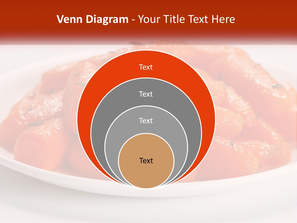 A Plate Full Of Carrots With Rosemary On Top PowerPoint Template