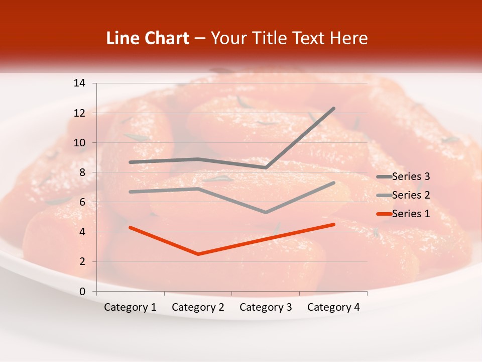 A Plate Full Of Carrots With Rosemary On Top PowerPoint Template