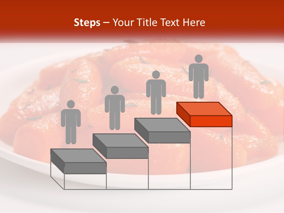 A Plate Full Of Carrots With Rosemary On Top PowerPoint Template