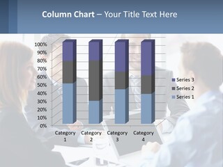 A Group Of Business People Sitting Around A Table PowerPoint Template