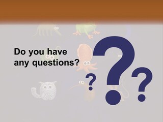 A Group Of Different Types Of Animals On A Blue Background PowerPoint Template