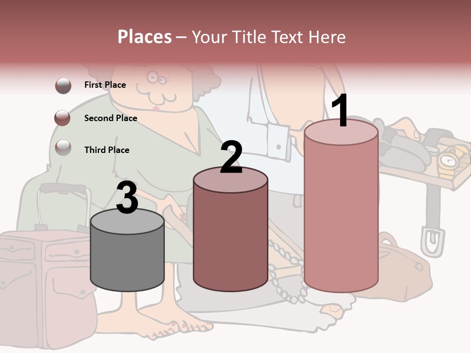 A Man And A Woman Are Talking To Each Other PowerPoint Template