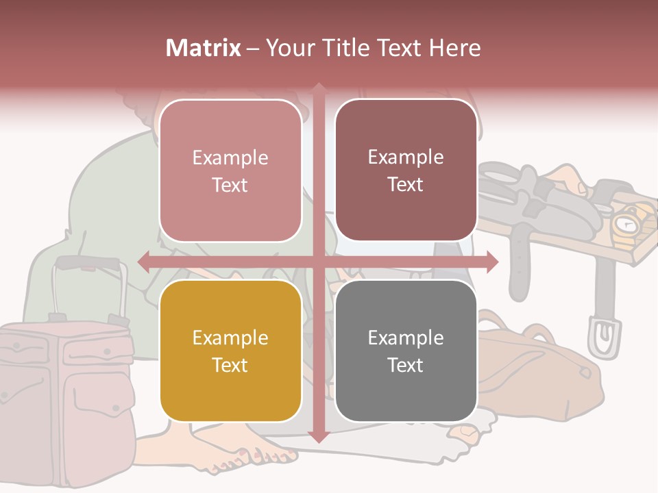 A Man And A Woman Are Talking To Each Other PowerPoint Template