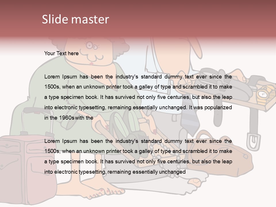 A Man And A Woman Are Talking To Each Other PowerPoint Template