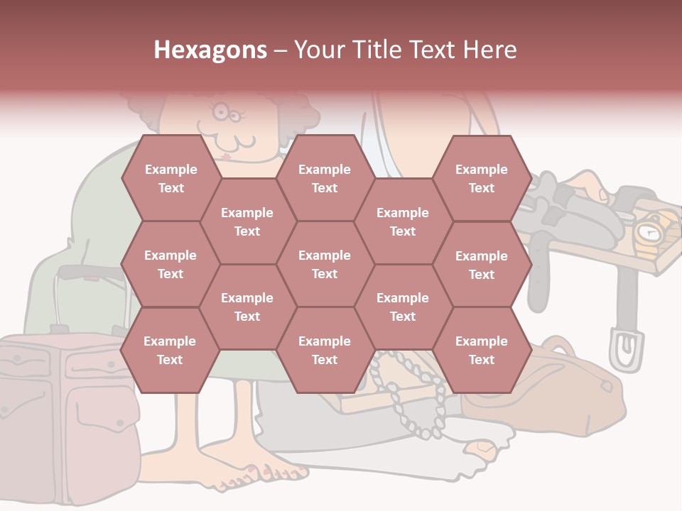 A Man And A Woman Are Talking To Each Other PowerPoint Template