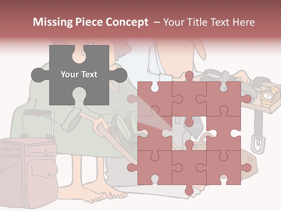 A Man And A Woman Are Talking To Each Other PowerPoint Template