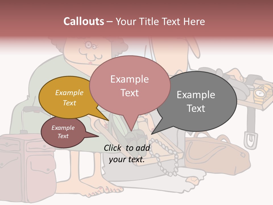 A Man And A Woman Are Talking To Each Other PowerPoint Template