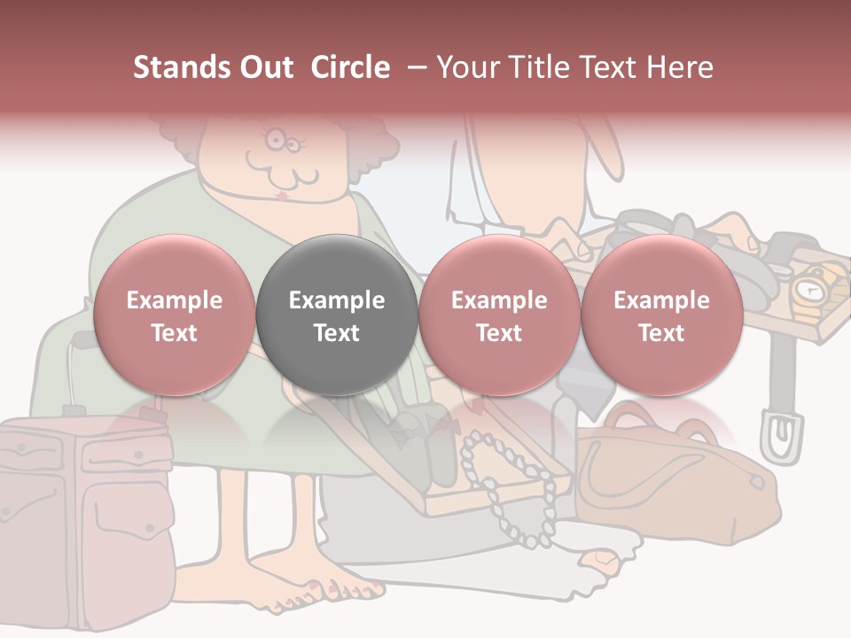 A Man And A Woman Are Talking To Each Other PowerPoint Template