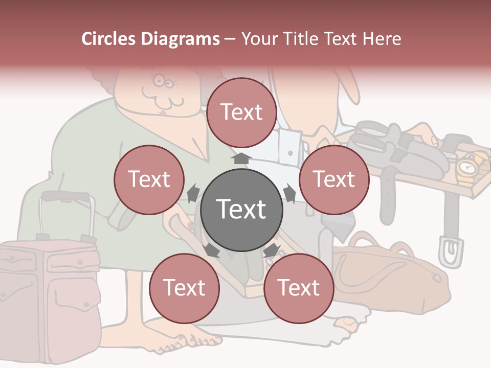 A Man And A Woman Are Talking To Each Other PowerPoint Template