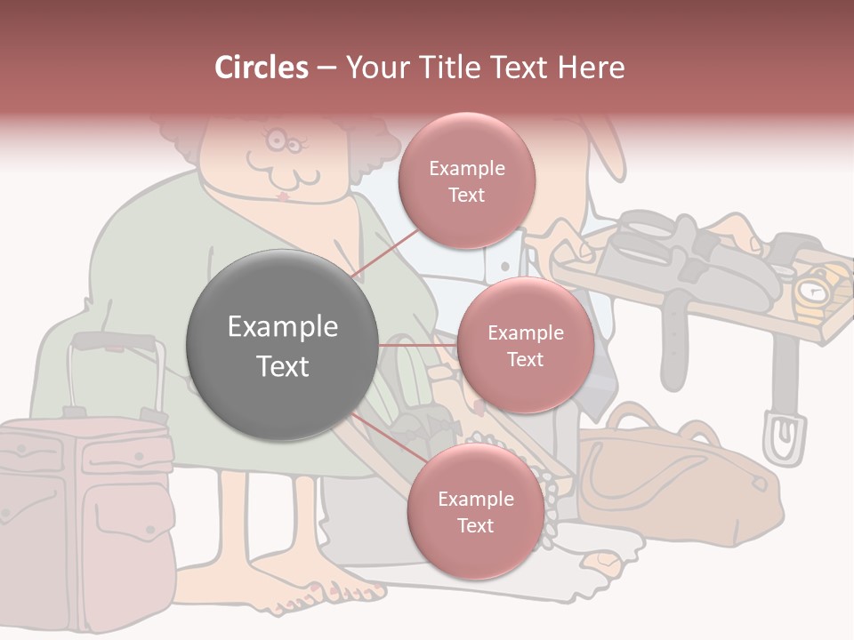 A Man And A Woman Are Talking To Each Other PowerPoint Template