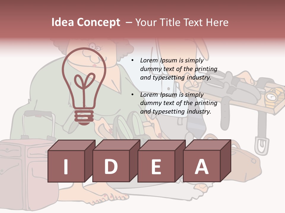 A Man And A Woman Are Talking To Each Other PowerPoint Template