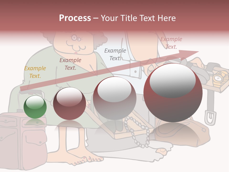 A Man And A Woman Are Talking To Each Other PowerPoint Template