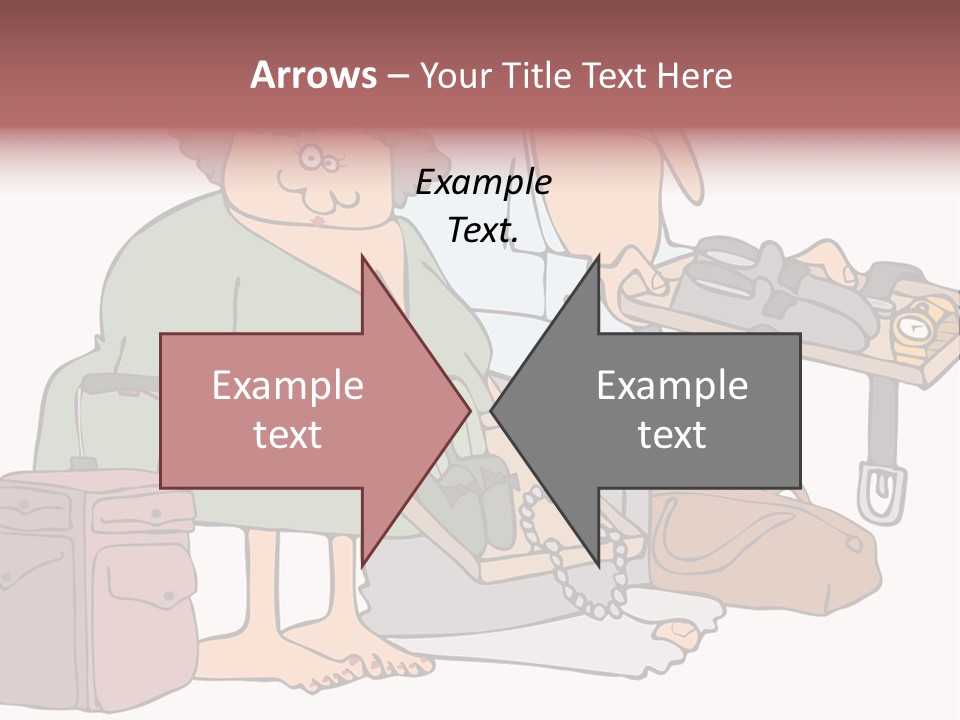 A Man And A Woman Are Talking To Each Other PowerPoint Template