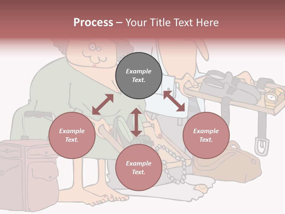 A Man And A Woman Are Talking To Each Other PowerPoint Template
