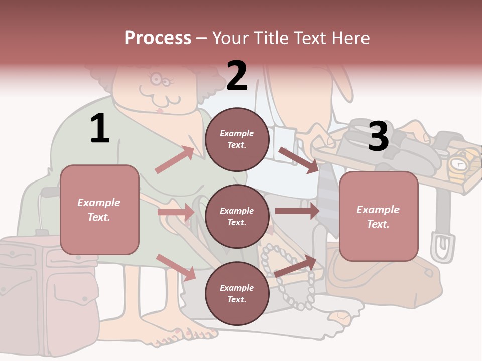 A Man And A Woman Are Talking To Each Other PowerPoint Template