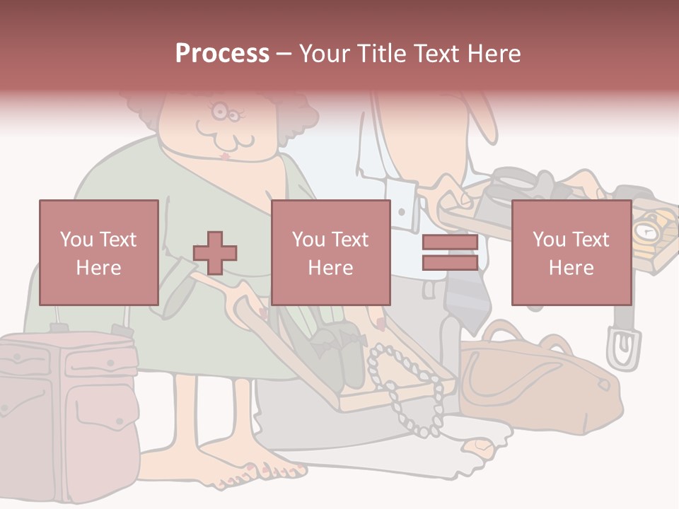 A Man And A Woman Are Talking To Each Other PowerPoint Template