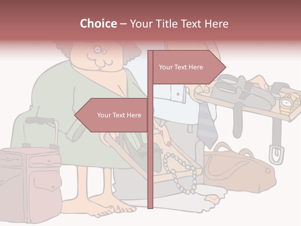 A Man And A Woman Are Talking To Each Other PowerPoint Template